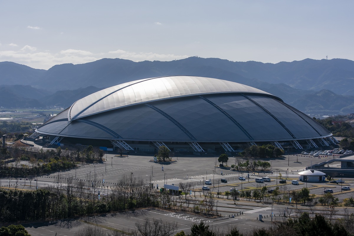大分スポーツ公園 昭和電工ドーム大分 外観 大分市ロケーションオフィス 大分スポーツ公園 昭和電工ドーム大分 外観 大分市ロケーションオフィス
